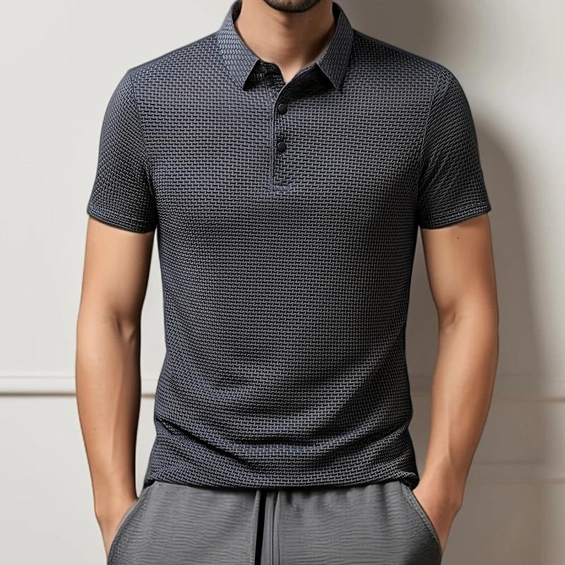 Classic Short Sleeve Polo Shirt for Men