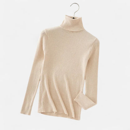 Feminine Crew Neck Knit Sweater