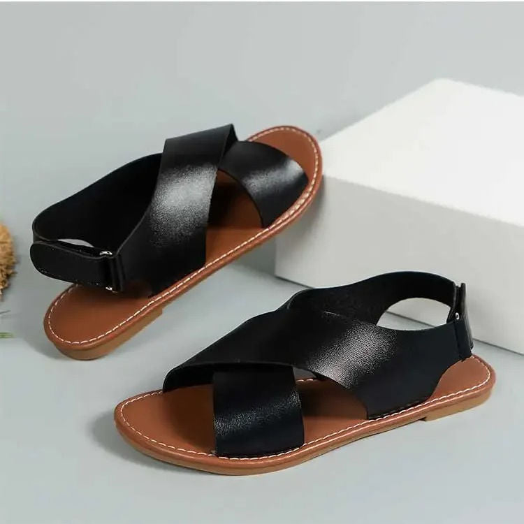 Comfortable Ladies Leather Flip Flops