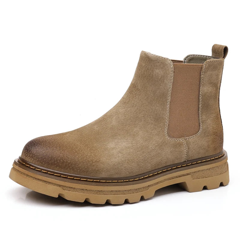 Soft Suede Men's Chelsea Ankle Boots