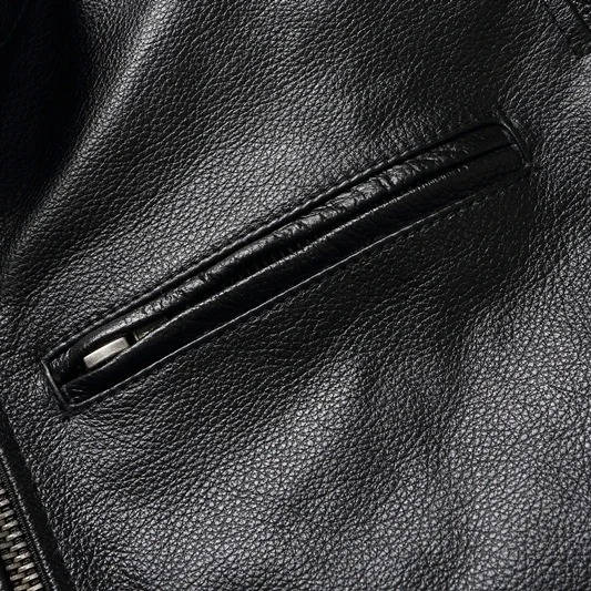 Men's Classic Biker Leather Jacket
