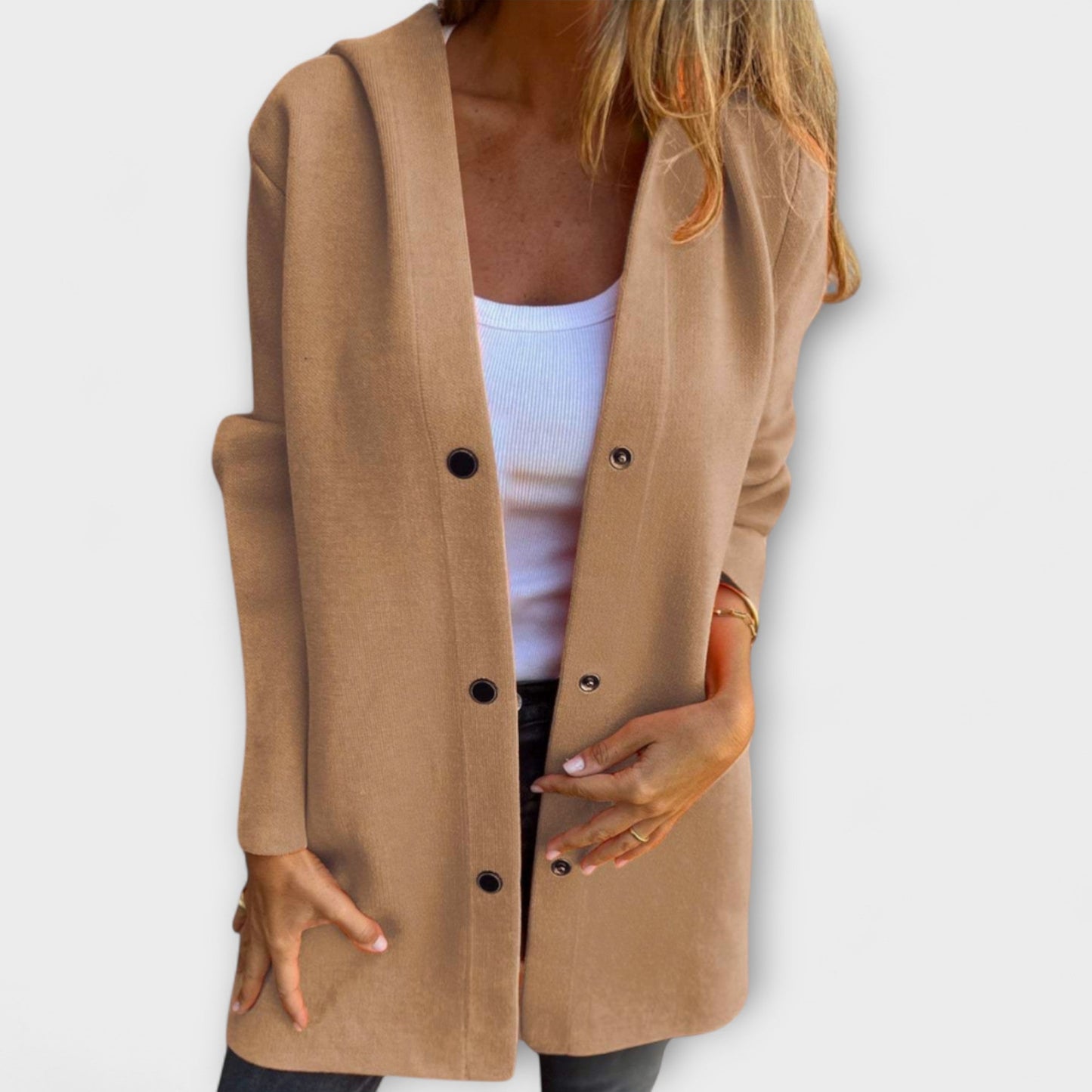 Classic Fit Ladies Hooded Coat