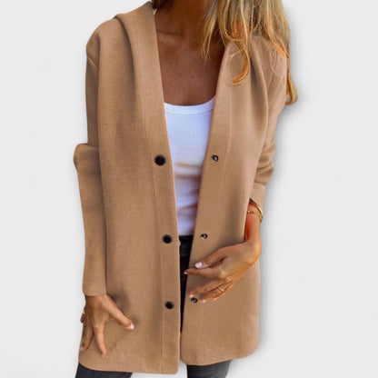 Classic Fit Ladies Hooded Coat