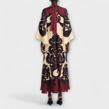 Elegant Floral Long Maxi Dress for Women