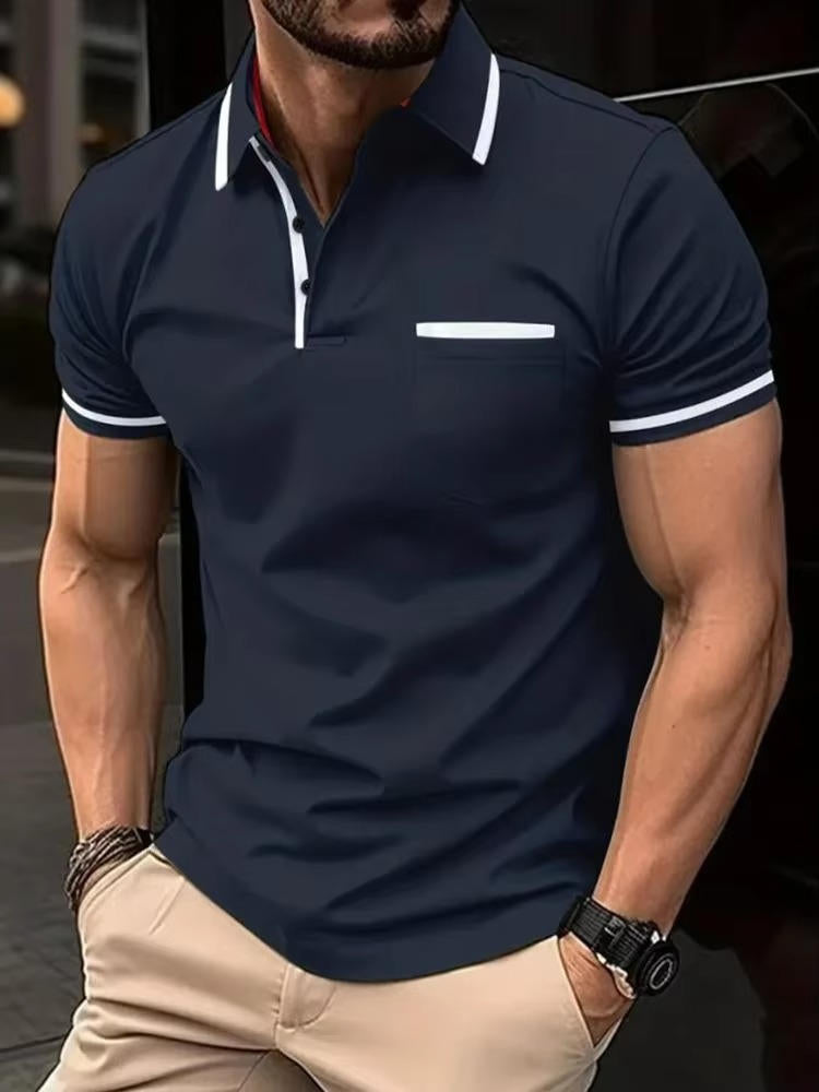 Casual Men's Polo Shirt With Pocket