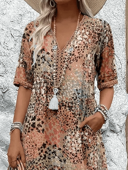 Vibrant Colorful Women's Summer Dress