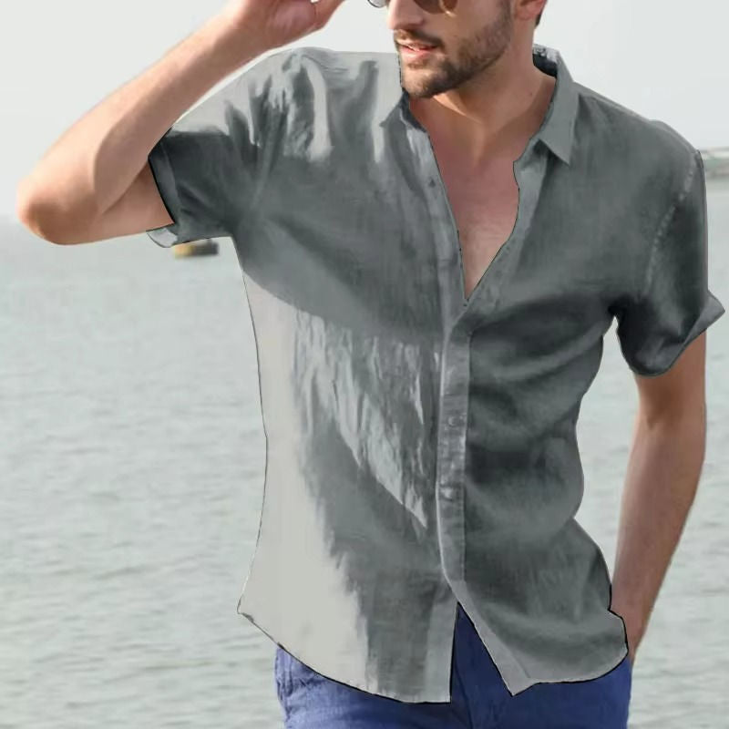 Comfortable Men's Casual Linen Shirt
