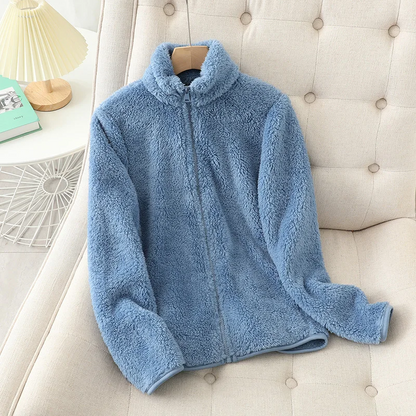 Cozy Women's Reversible Fleece Jacket
