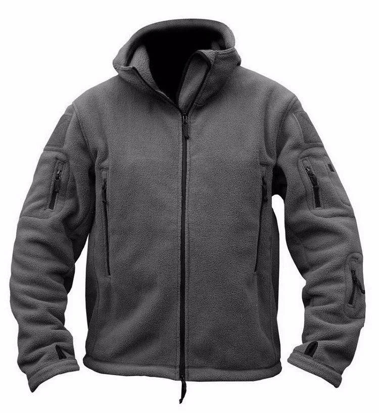 Warm Mens Fleece Winter Coat