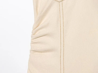 Slim Fit Blue Jeans Dress for Women