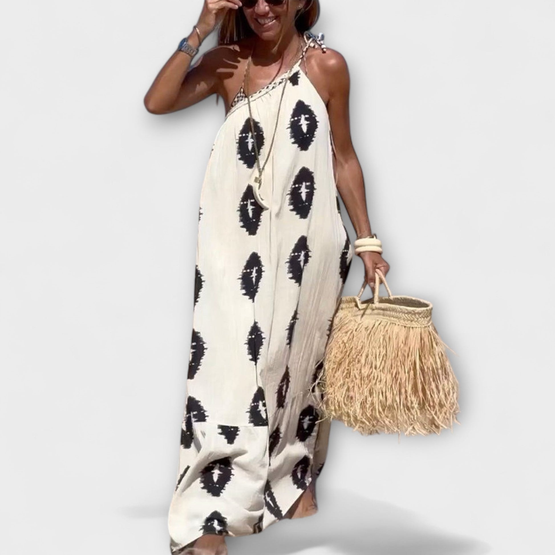 Chic Off Shoulder Long Evening Dress - Nocini