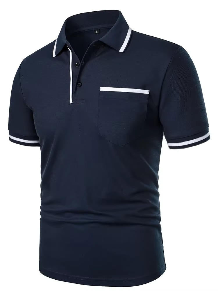 Casual Men's Polo Shirt With Pocket
