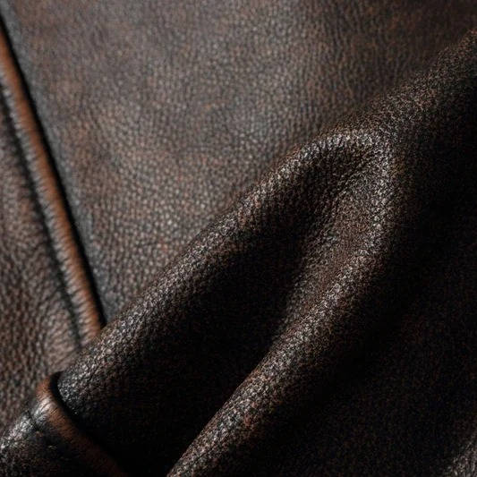 Men's Classic Biker Leather Jacket