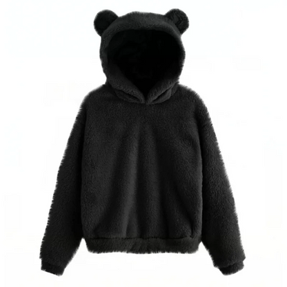 Cozy Women's Fleece Hoodie with Long Sleeves