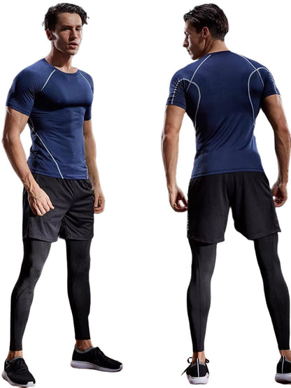 Slim Fit Athletic Short Sleeve Top