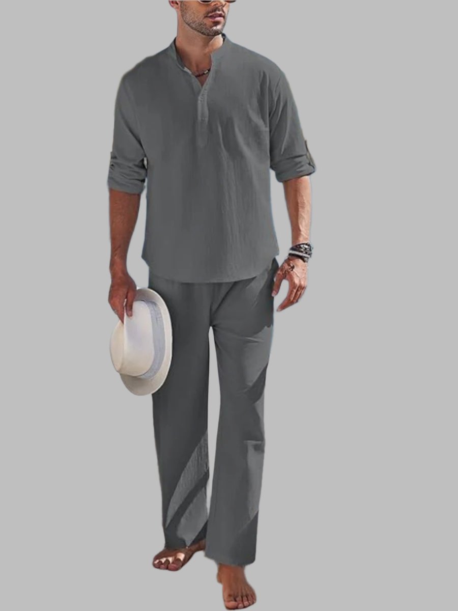 Lightweight Mens Casual 2-Piece Outfit