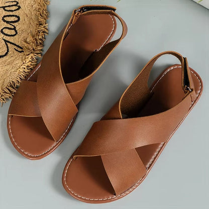 Comfortable Ladies Leather Flip Flops