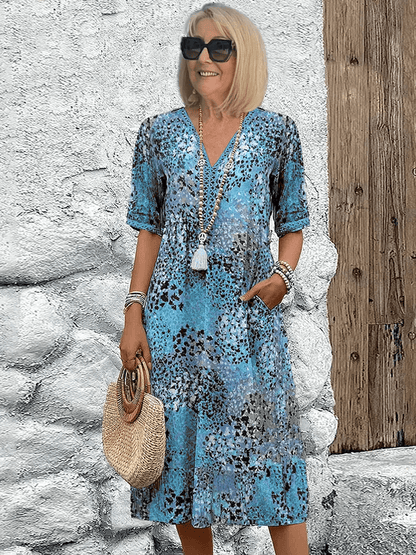 Vibrant Colorful Women's Summer Dress