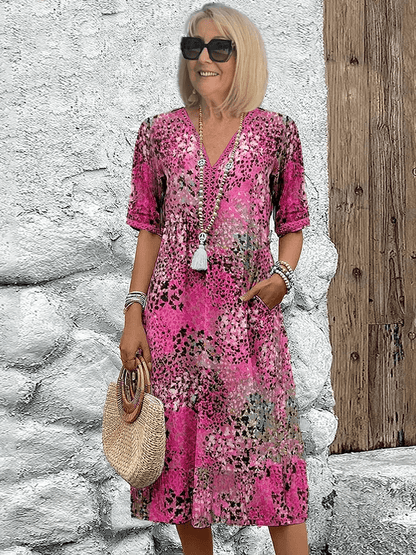Vibrant Colorful Women's Summer Dress