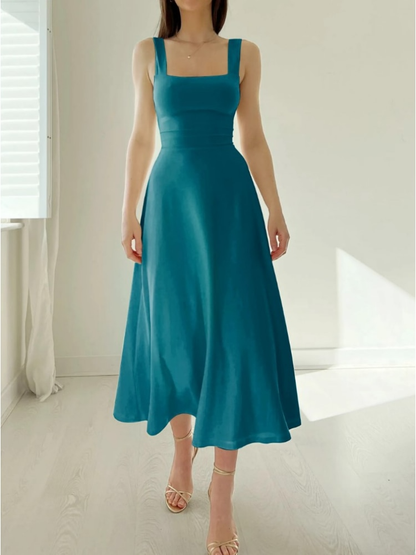 Classic Fit Sleeveless A-Line Dress