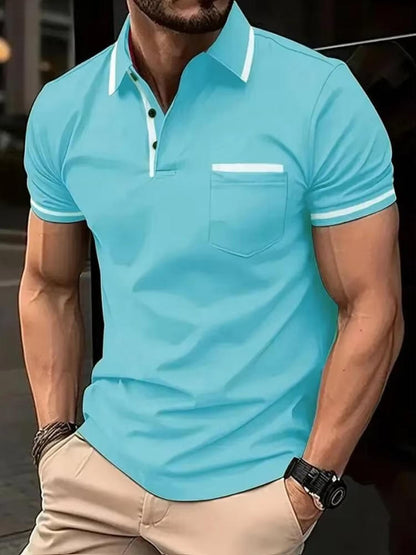 Casual Men's Polo Shirt With Pocket