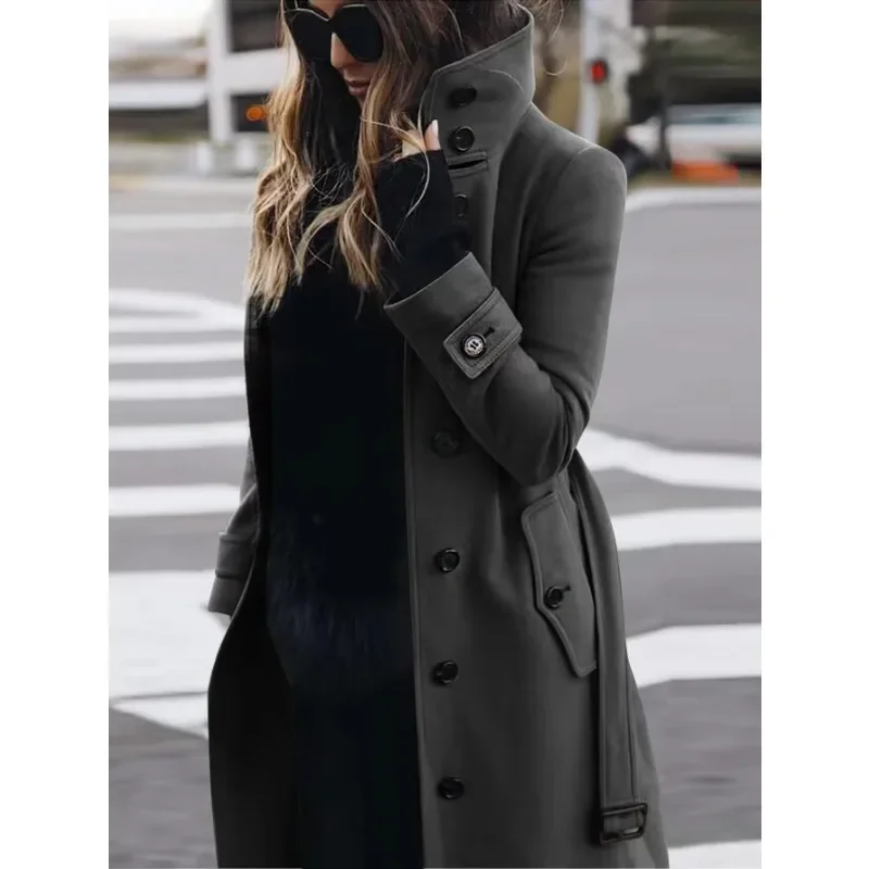 Classic Fit Women's Wool Winter Coat