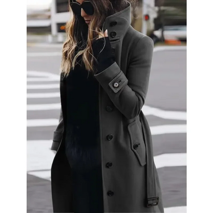 Classic Fit Women's Wool Winter Coat