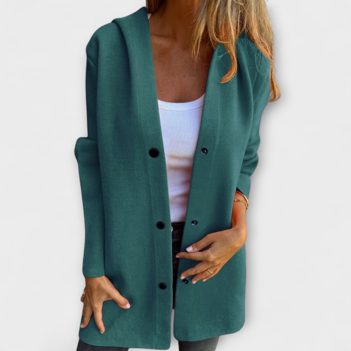 Classic Fit Ladies Hooded Coat