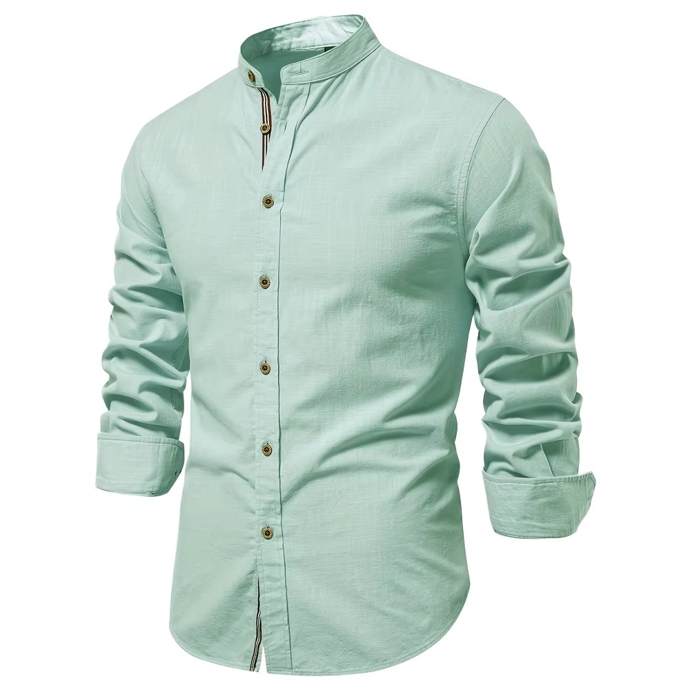 Relaxed Fit Mens Cotton Long Sleeve Tee
