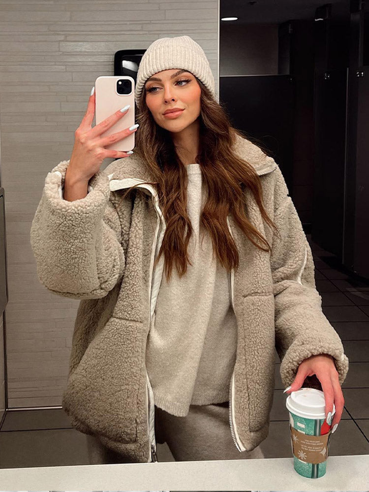 Cozy Women's Faux Fur Parka Jacket - Nocini