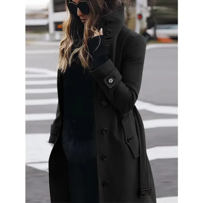 Classic Fit Women's Wool Winter Coat