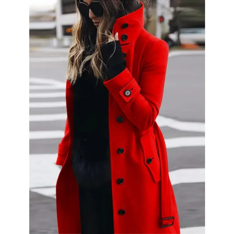 Classic Fit Women's Wool Winter Coat