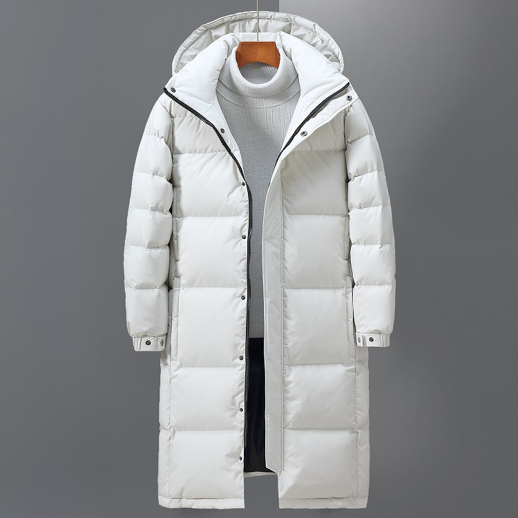 Waterproof Hooded Men's Long Coat - Nocini