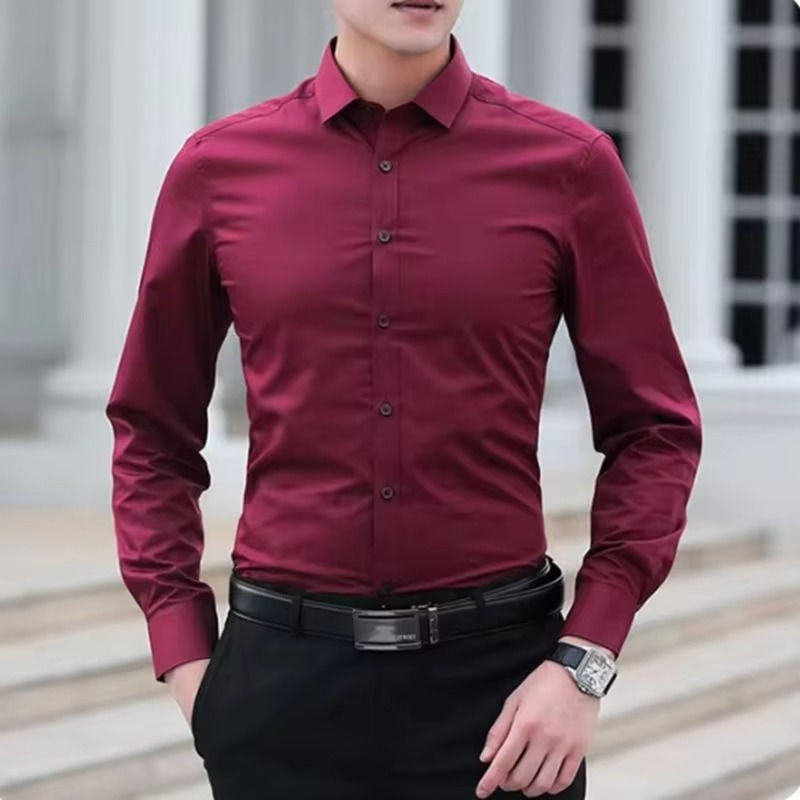 Classic Slim Fit Men's Dress Shirts