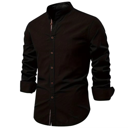 Relaxed Fit Mens Cotton Long Sleeve Tee