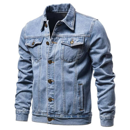 Classic Blue Jeans Jacket - Pexav
