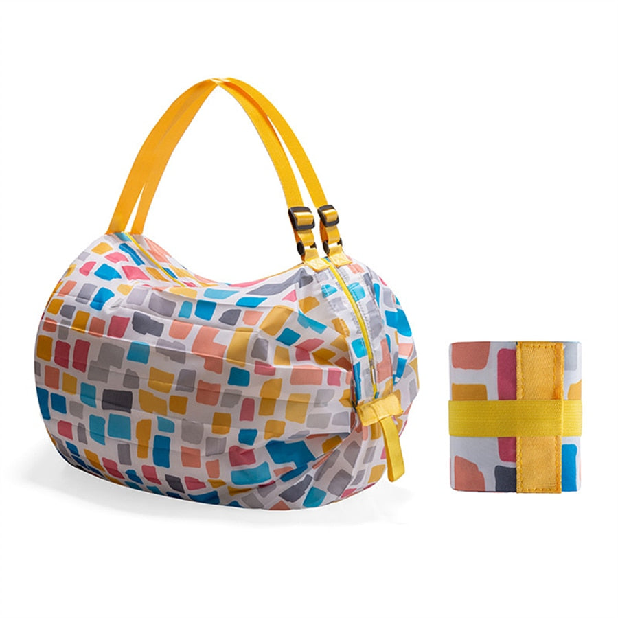 Collapsible Extra-Large Reusable Grocery Bag - Pexav