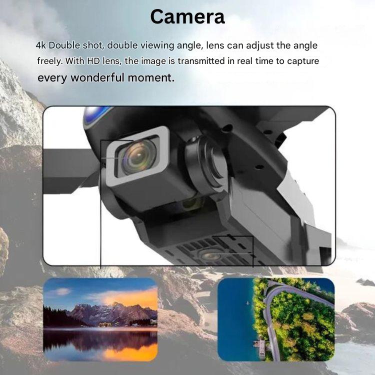 Drone with Dual Camera - AeroVision-Black-Nora Luxe