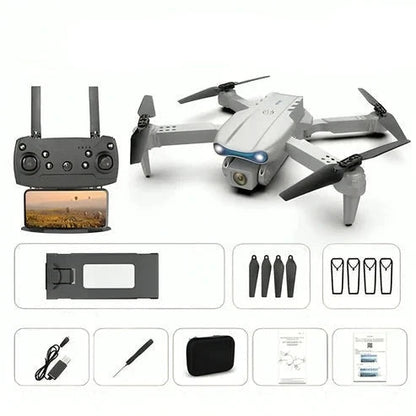 Drone with Dual Camera - AeroVision-White-Nora Luxe