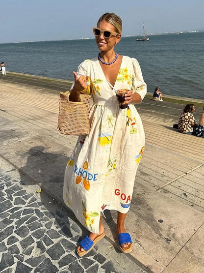 Colorful Floral Women's Sundress