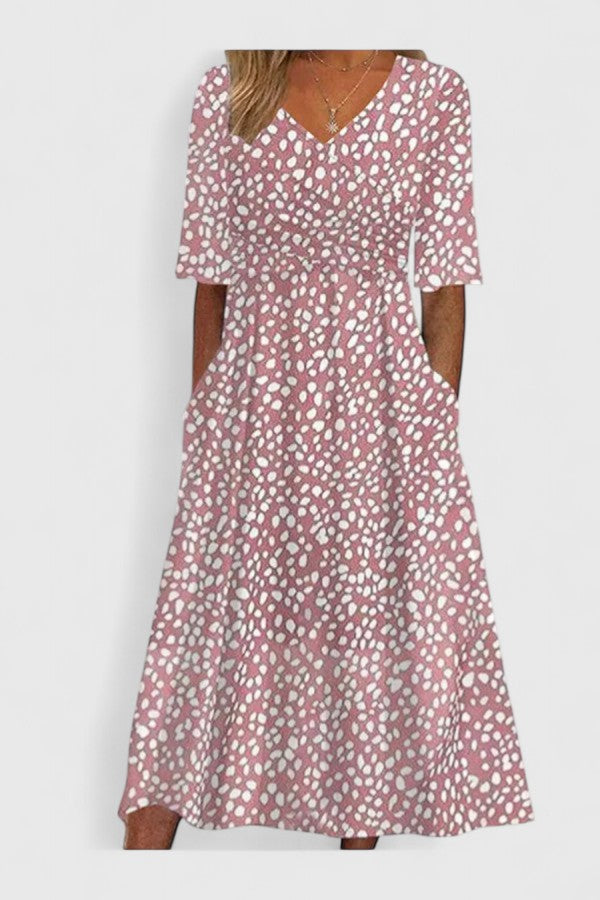 Cora | Chic Knee Length Dress - Olytrend