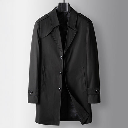Classic Fit Waterproof Trench Coat