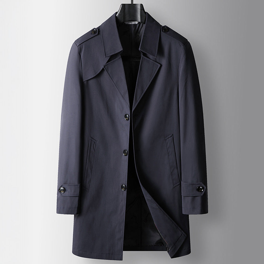 Classic Fit Waterproof Trench Coat