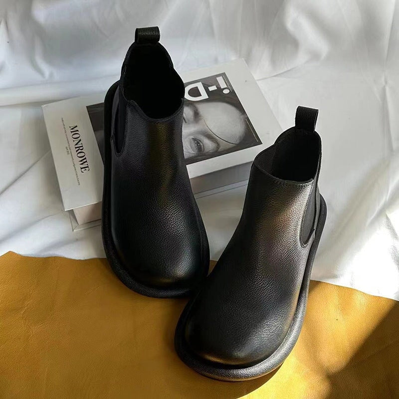 Easy Slip-On Ankle Boots - Classic Comfortable Style