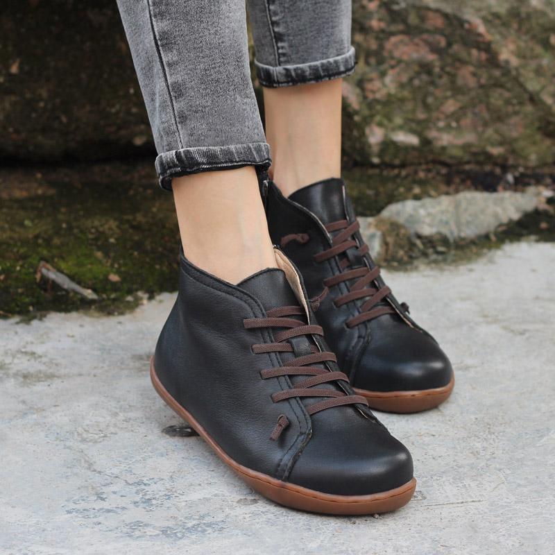 Comfortable Zip Up Ankle Boots