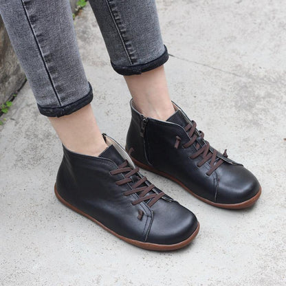 Comfortable Zip Up Ankle Boots