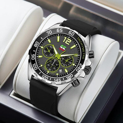 Dynamic Watch for Every Occasion - Eleganzio-Black - Orange-Nora Luxe