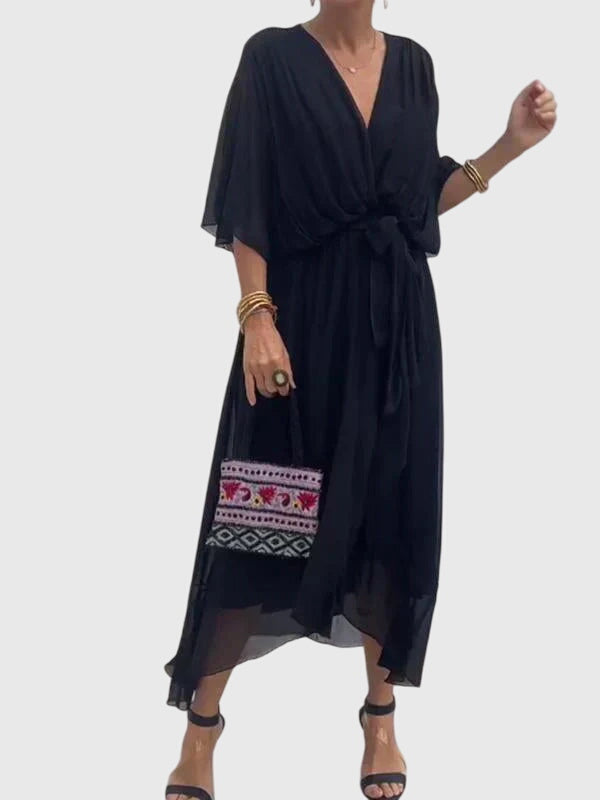 Elegant Night Out Dress in Comfortable Fabric