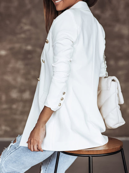 Classic Fit Women's Blazer with Buttons