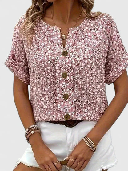 Relaxed Fit Soft Women's Blouse